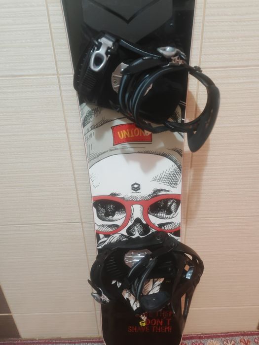 Placa snowboard Union 162 cm -legaturi boots Burton