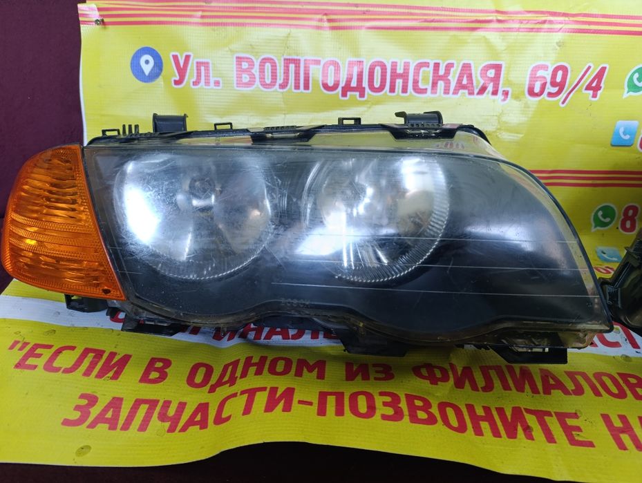 Фары на BMW E46 до рестайлинг