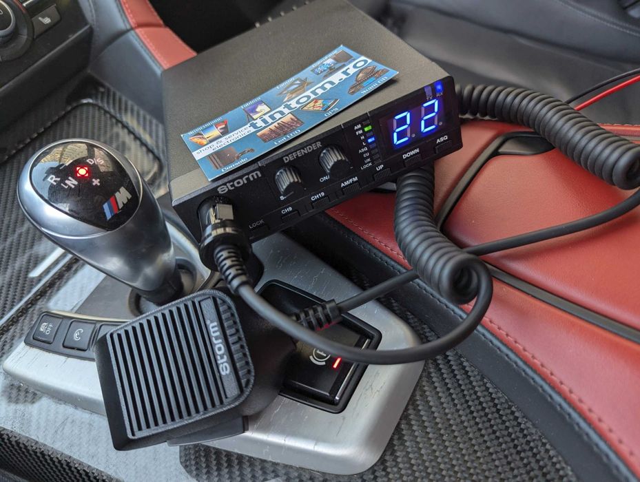Statie Radio CB STORM DEFENDER 15 * Editie noua 2026 * Autosquelch