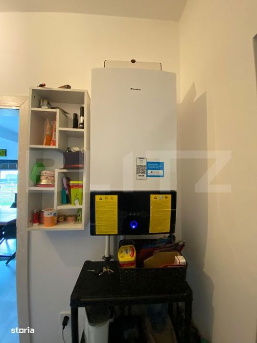 Casa moderna pe parter, 120 mp utili, teren 9 arii – complet mobilat