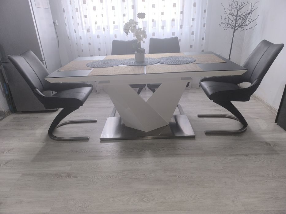 Masa extensibila Gama Luxury 90*76*160/180 lxhxL +scaune