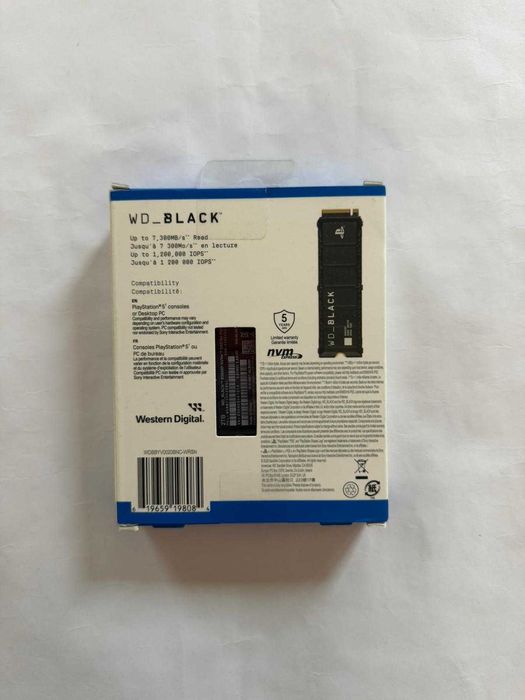 SSD Western Digital Black SN850P Heatsink, 2TB ! SIGILAT + Garantie !