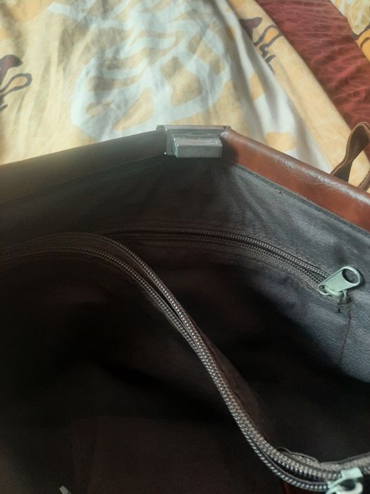 Чанта естествена кожа