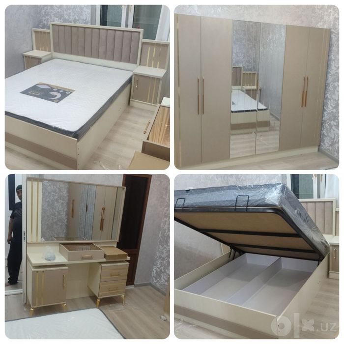 Spalni kamplekt arzon mebeldan harid qilin