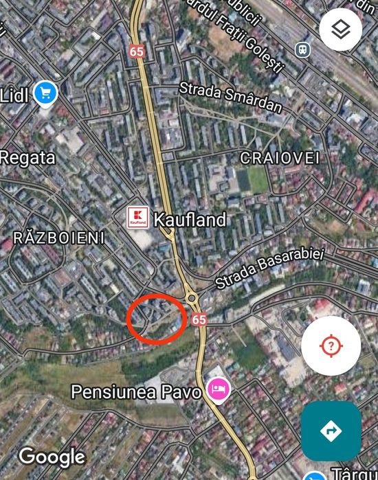 Teren intravilan 580 mp in zona Craiovei - Razboieni