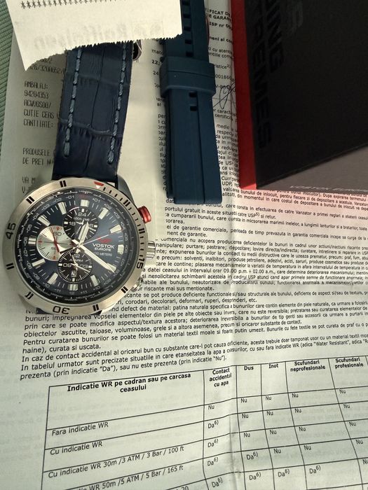 Ceas Vostok Almaz statia spatiala /+ curea rezerva /garantie