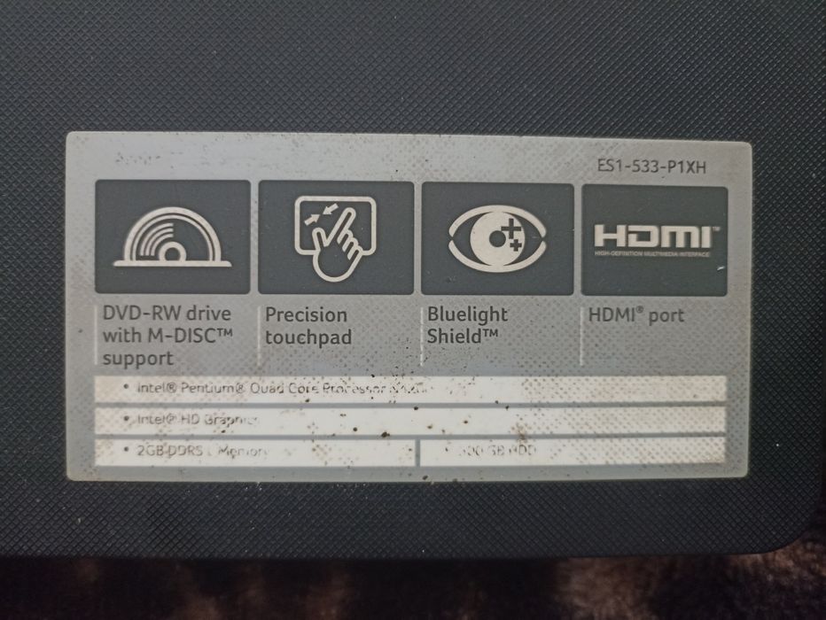 acer aspire es1 533