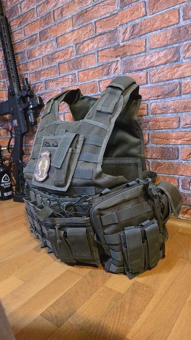 Vestă tactică airsoft complet echipată – FULL SET