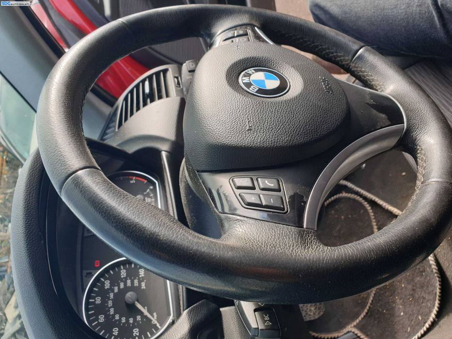 Volan 3 Spite Piele cu Comenzi FARA Airbag BMW Seria 1 E81 E87 2004 - 2011 [K0905]