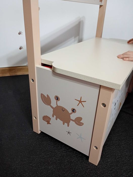 Bancuta copii cu spatiu depozitare