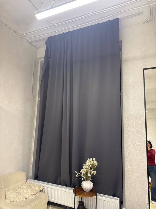 Шторы блэкаут коричневые и серые