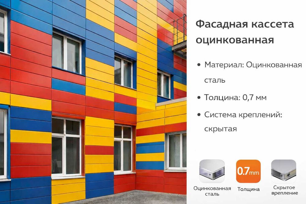 Фасадные металлические панели