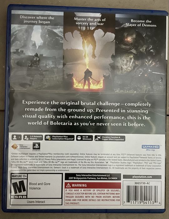 Игра demon’s souls remake ps5