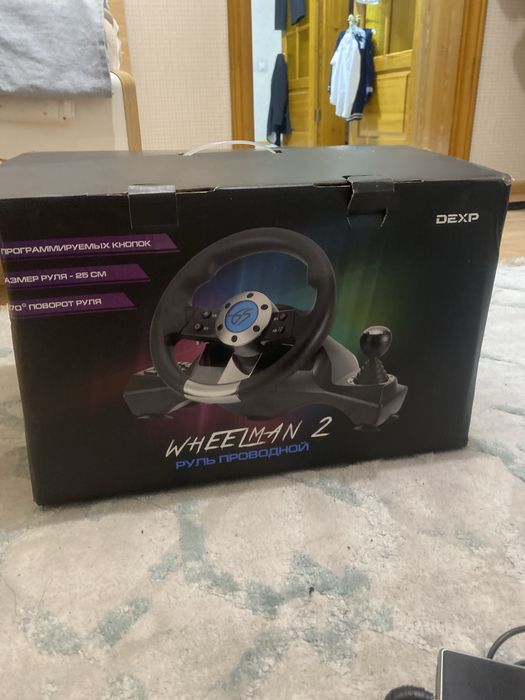 Продам игровой руль Weelman 2 dexp