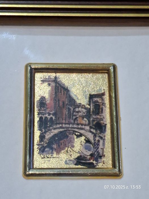 Златна мини картина 23 карата