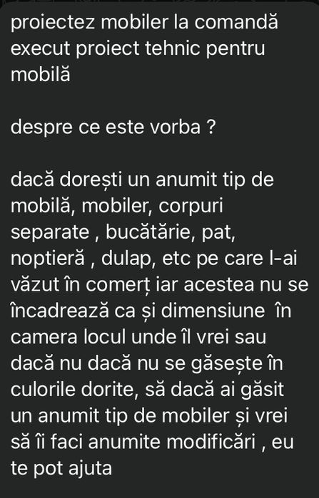 Bucatarie comoda pat noptiera