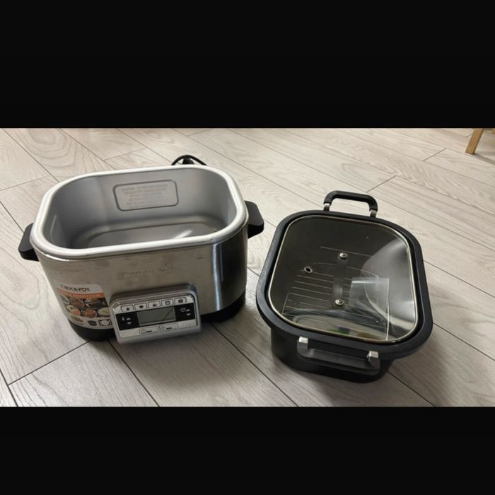 Multicooker Crock-Pot 5in1, 5,6L  240 W, Argintiu /Negru