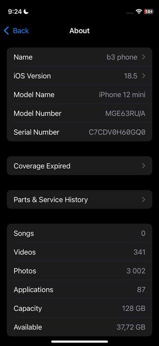iPhone 12 mini 128GB Blue добро състояние