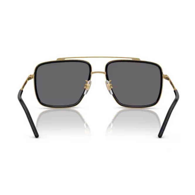 Dolce & Gabbana DG2220 02/81 Gold/Black - Men's Sunglasses 57mm