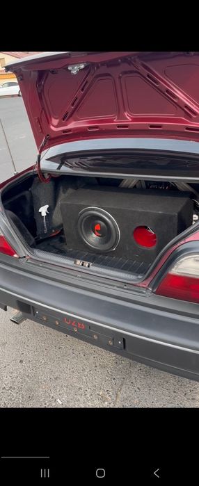 Самбуфер  nakamichi + усилител + яшик удари