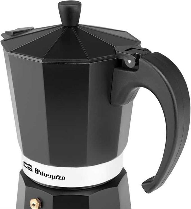 Orbegozo KFN 910 Италианска алуминиева кафемашина, капацитет 9 чаши