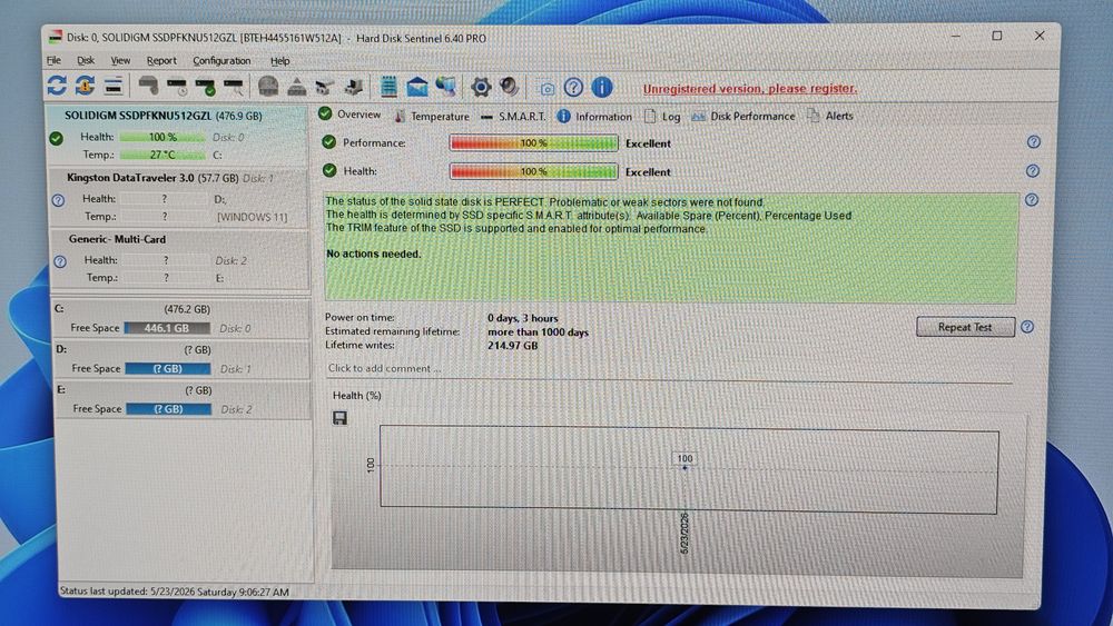 SSD 512GB NVMe P41 Plus - Nou