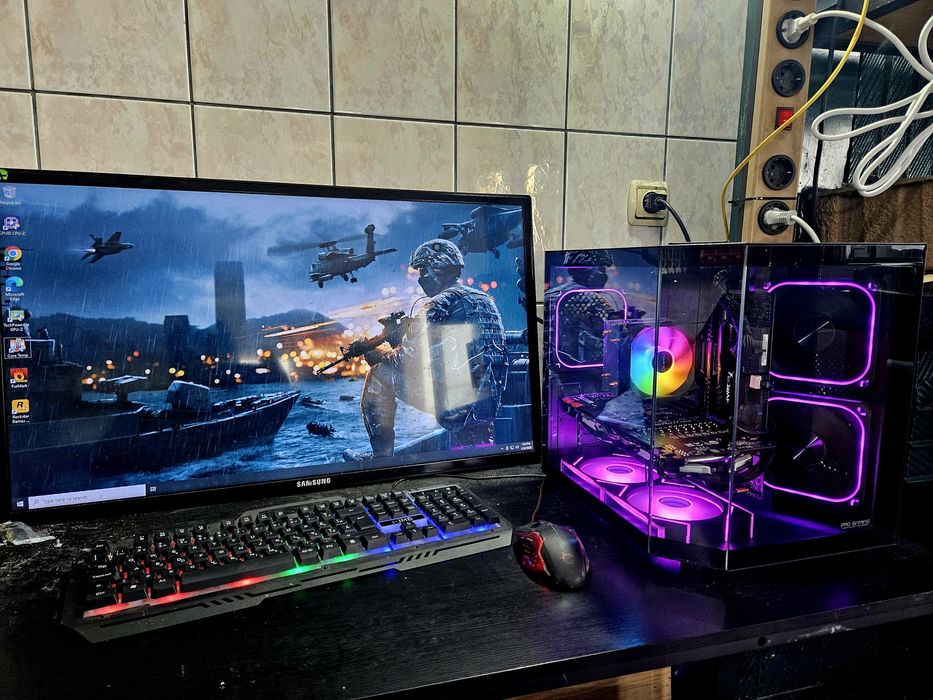 Unitate PC Gaming i5 9400 video 8GB GTX 1070 16GB RAM SSD