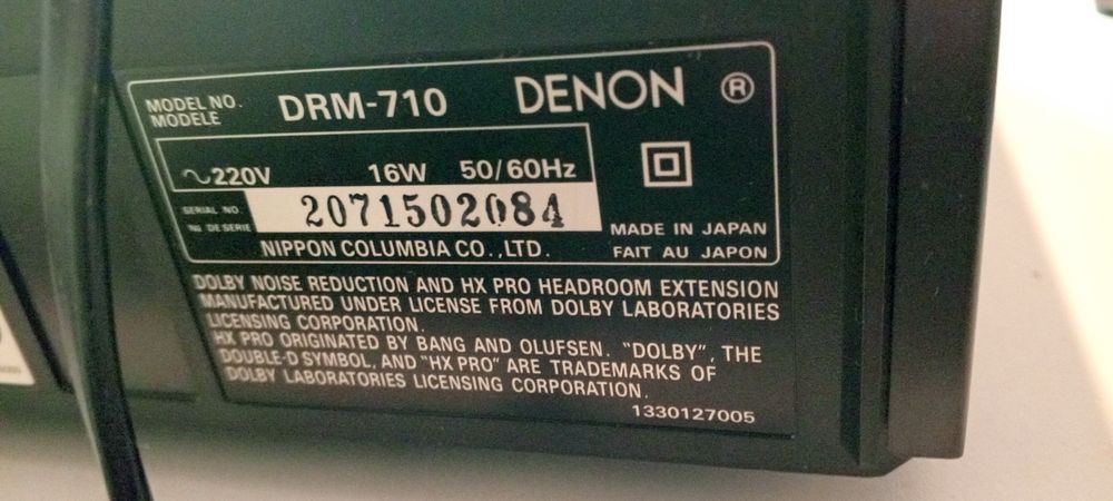Кассетная дека Denon drm-710