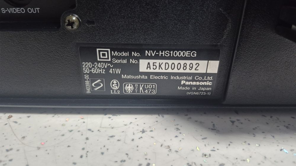 Video recorder SVHS Panasonic NV-HS1000EG