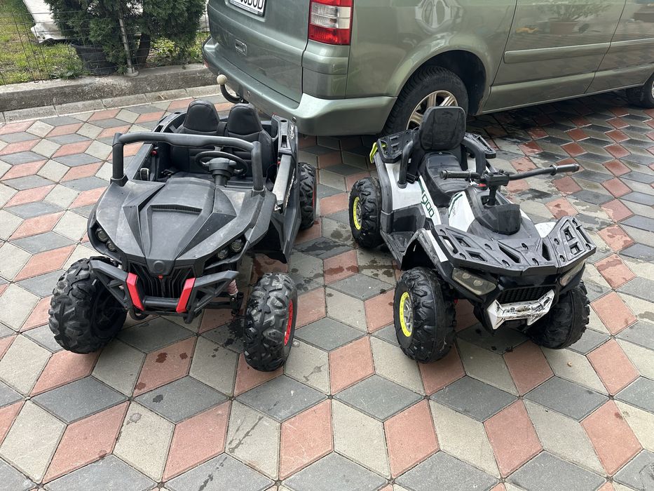 Vand ATV electric si masina electrica pentru copii
