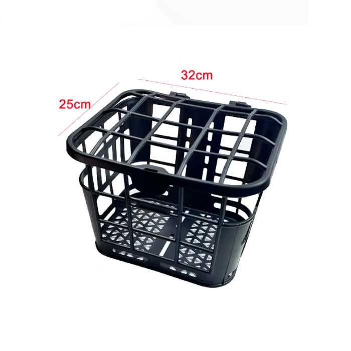 Кошница за велосипед с капак Mercado Trade, PVC, Черен