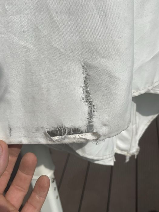 Umbrela de soare mare pentru terasa IKEA HOGON, diametru 270 cm