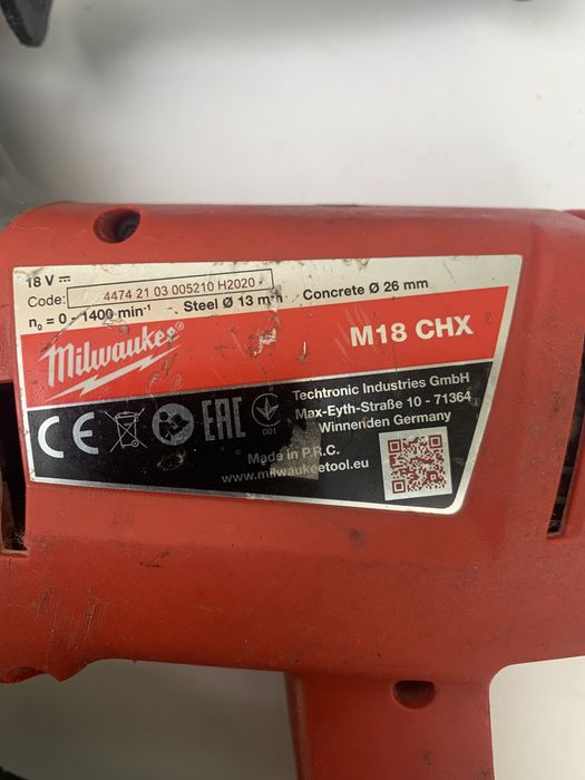 Milwaukee M18 CHX /перфоратор