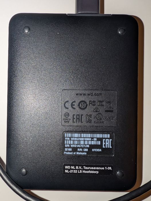 WD Elements 1TB hard extern