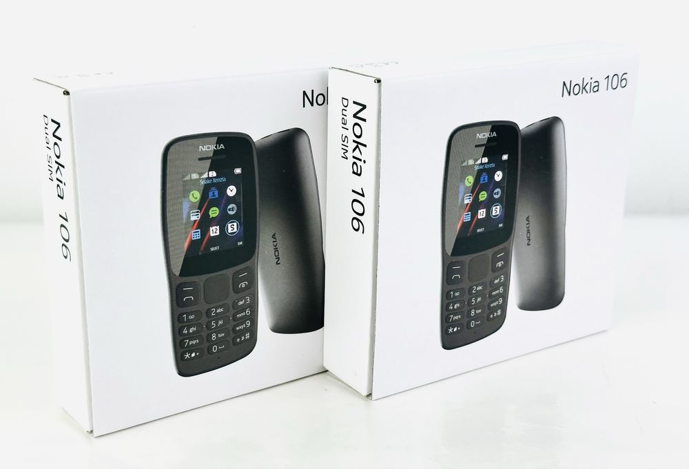 НОВ!Nokia 106 Dual 2018 Black 24м. Гаранция!