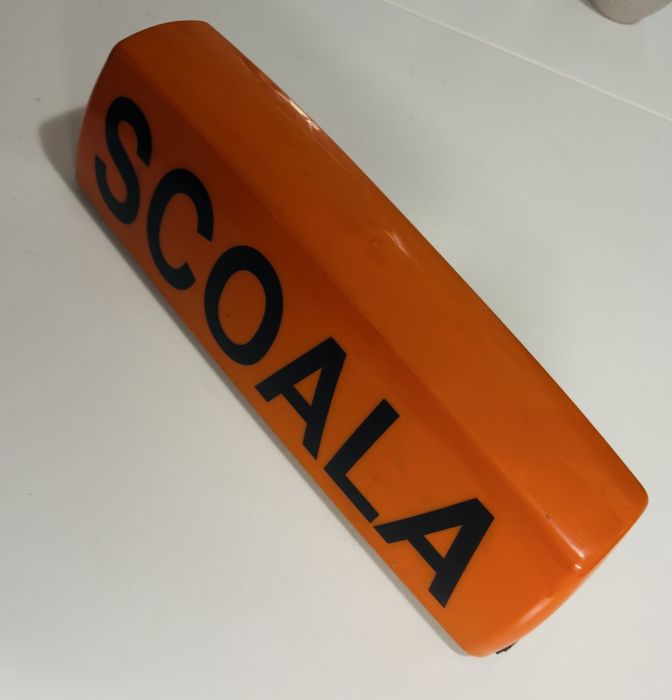 Caseta școală cu led si acumulator