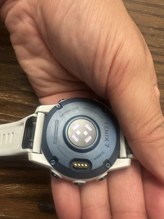Garmin Fenix 7 Sapphire Solar, Blue Titanium