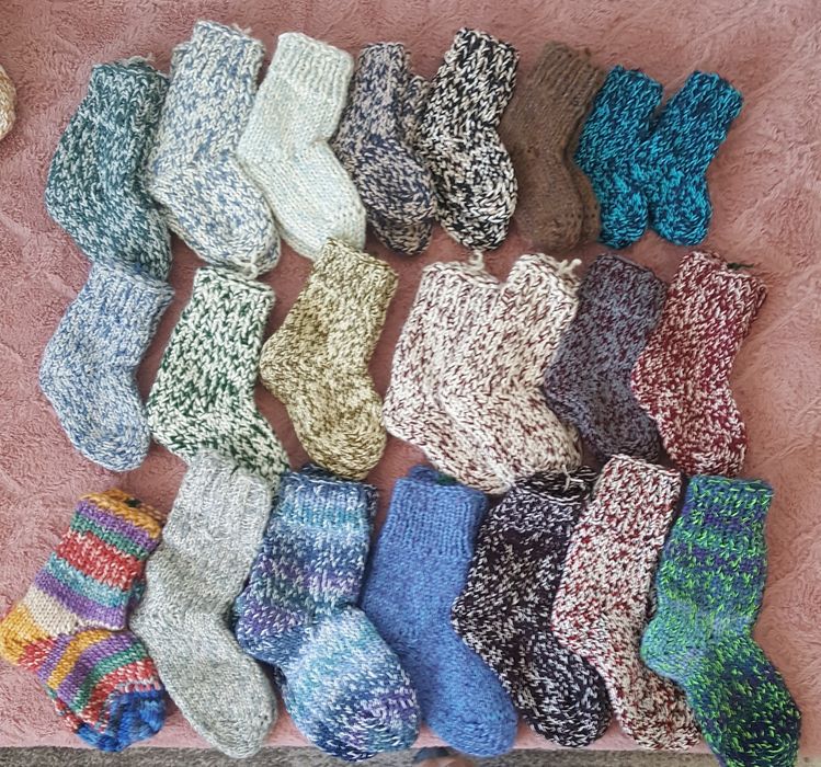 Șosete tricotate 100 de perechi