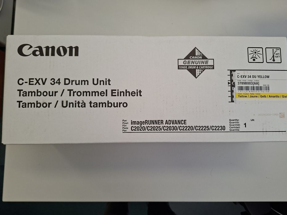Canon C-EXV 34 Drum Unit – Sigilat, Original – Preț Bun!