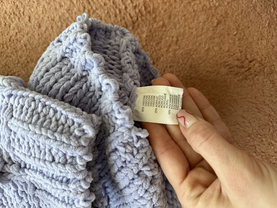 Pulover mov S mâneci interesante