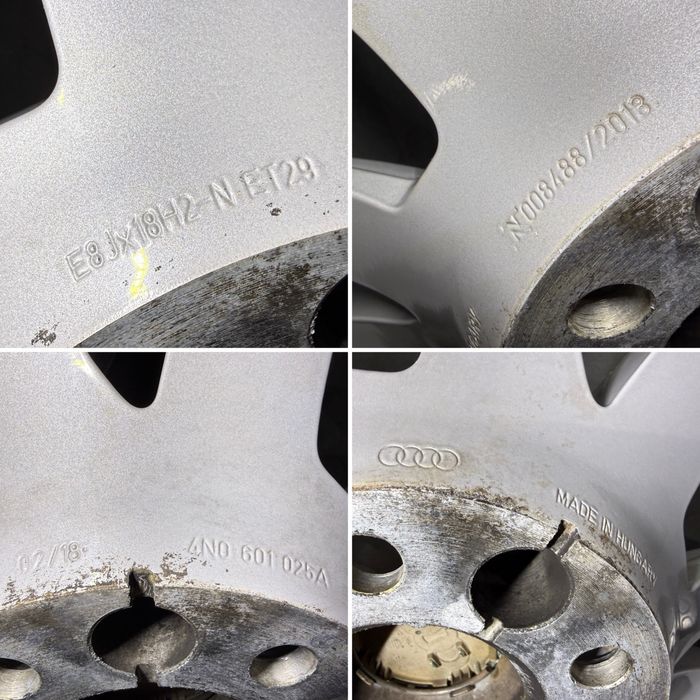 4бр. КАТО НОВИ 18” Ориг. Джанти 5х112 за -AUDI/VW/VAG- 8Jx18H2, ET29