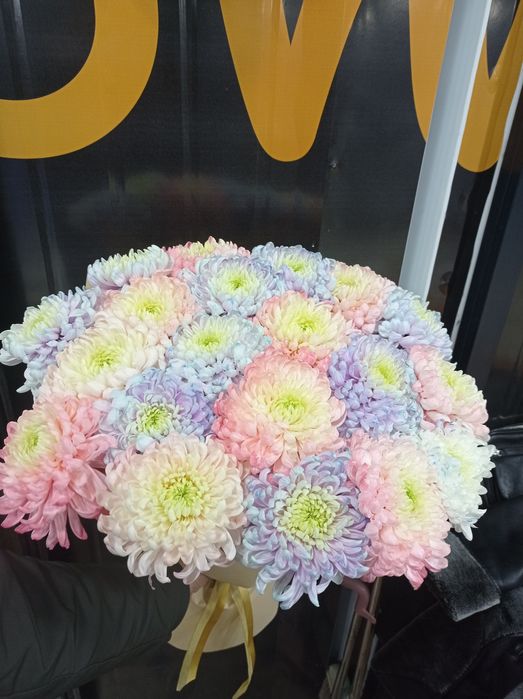 Букет из хризантемы