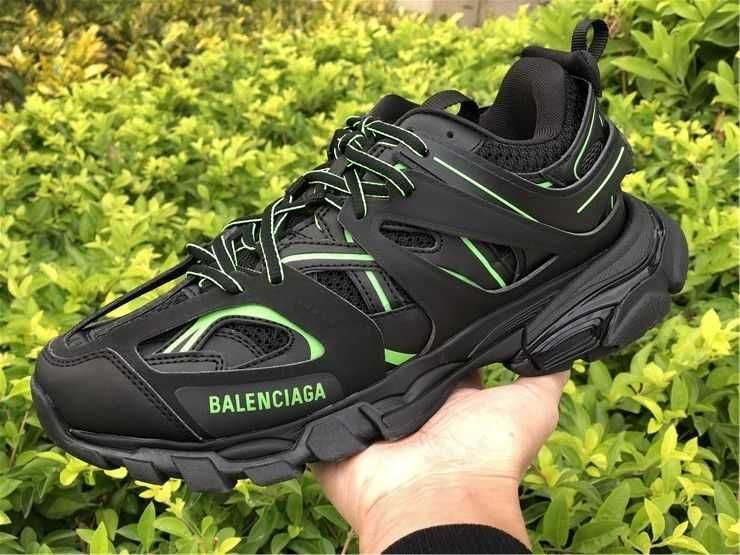 Balenciaga Track Sneaker "Black/Green"
