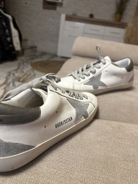 Golden Goose Super-Star Originali – Mărimea 41 – Alb/Gri