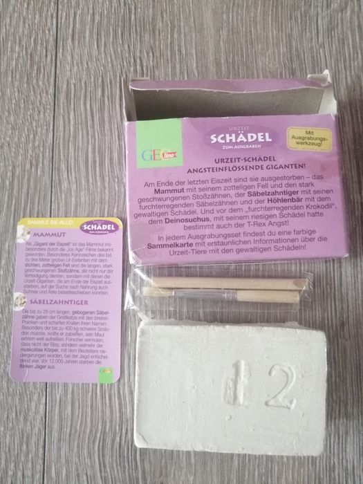 Мини компл за разкопки/гипсова отливка