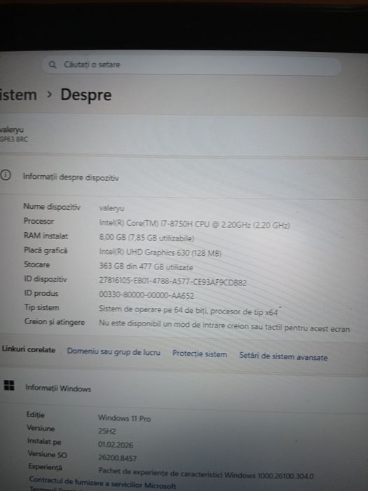 Vand leptop msi nici un defect merge perfect bateria tiene maxim o zi  jocurile le duce destul de bine  este doar de gaming maus la fel