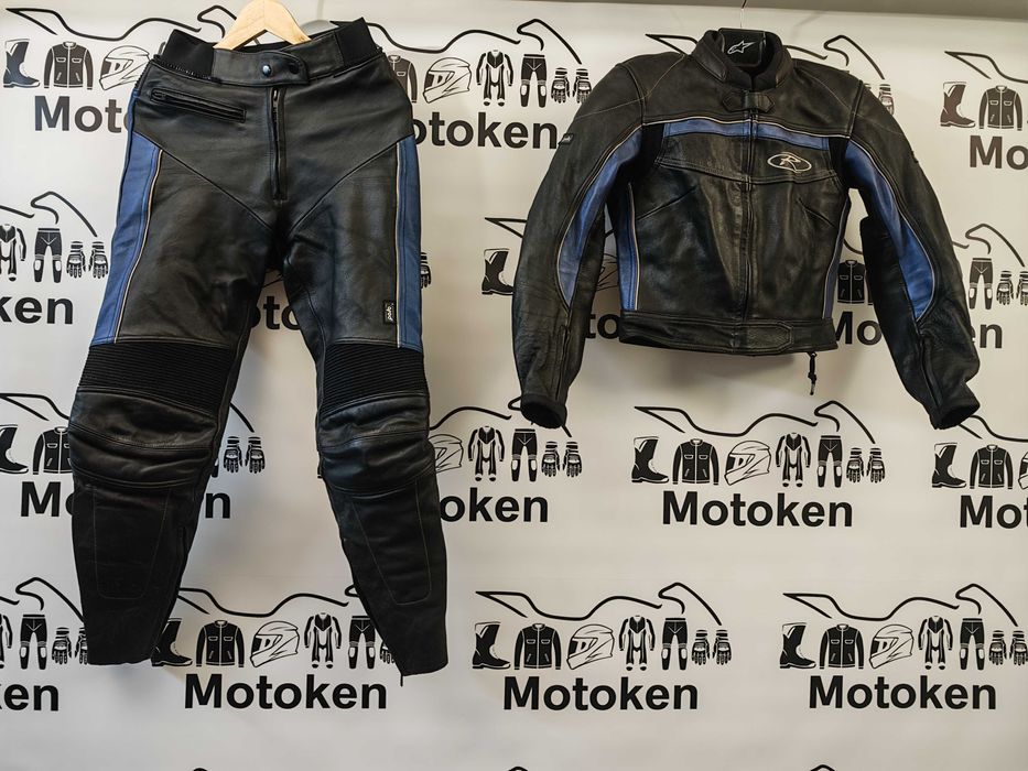 Costum moto dama piele POlO marime 36/38