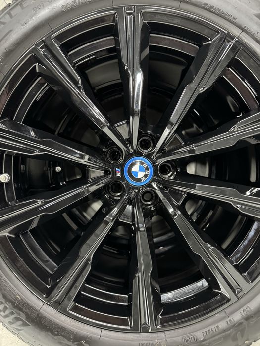 Jante Bmw X5 X6 R20 G05 G06 Originale M740 Black Bridgestone  90% de vara 2024