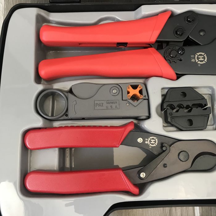 Инструменты для обжима коаксиального кабеля