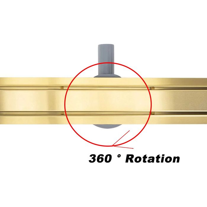 Линеен подов сифон за баня - Злато